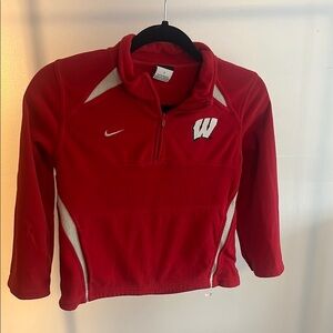 Nike Red Wisconsin Badgers Kids Sweatshirt